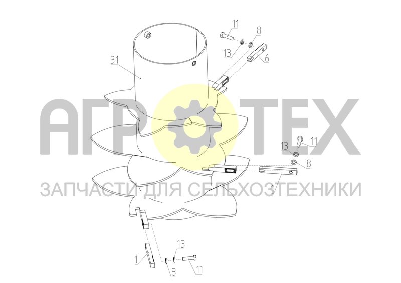 Чертеж Барабан (ЖР-750.02.420-01)